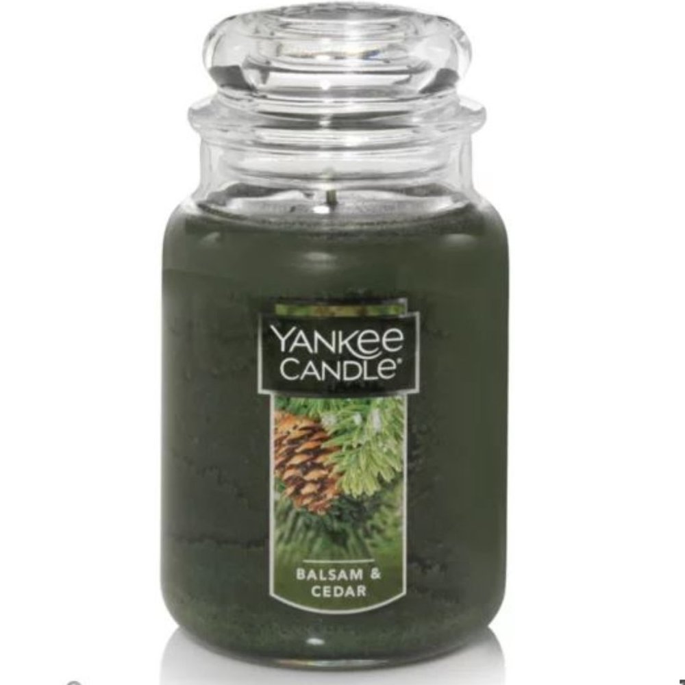 New Yankee Candle Balsam & Cedar 22oz Jar Candle